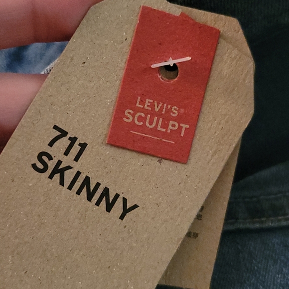 Levi's 711 Skinny Jeans Size 22 Stretch - Picture 7 of 9